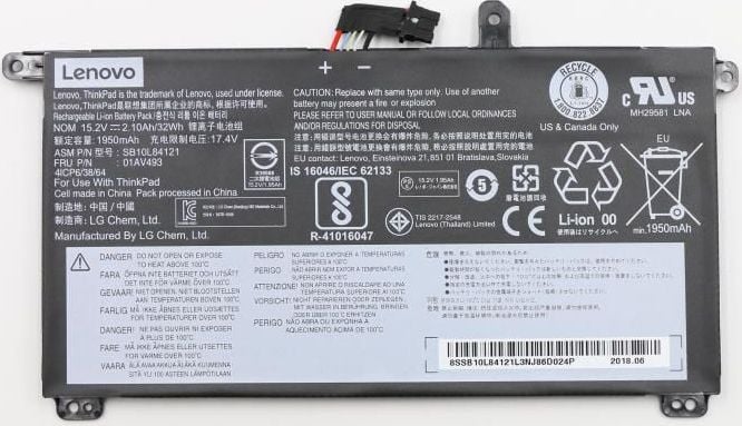 Bateria Lenovo 00UR891