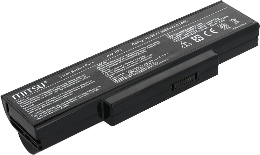 Baterie laptop Li-Ion Asus K72, K73, N73, X77 6600mAh MO00543
