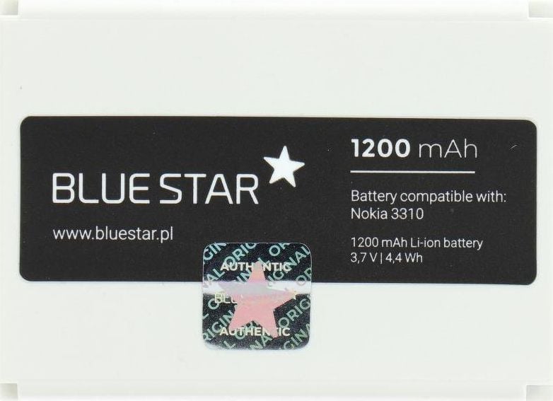 Bateria Partner Tele.com Bateria do Nokia 3310/3510 1200 mAh Li-Ion Slim Blue Star