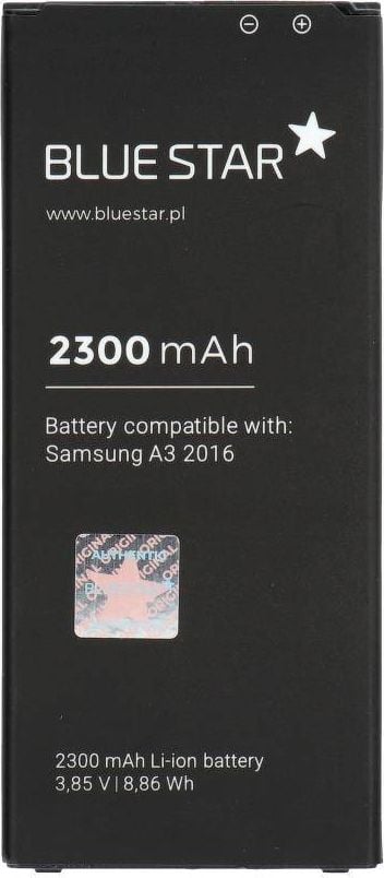 Bateria Partner Tele.com Bateria do Samsung A3 2016 2300 mAh Li-Ion Blue Star