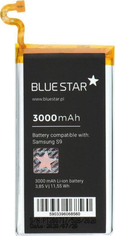 Bateria Partner Tele.com Bateria do Samsung Galaxy S9 3000 mAh Li-Ion Blue Star PREMIUM