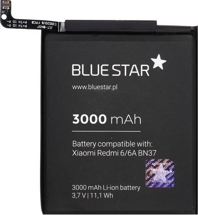 Bateria Partner Tele.com Bateria do Xiaomi Redmi 6/6A (BN37) 3000 mAh Li-Ion Blue Star