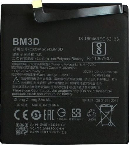 Baterie Samsung Baterie Xiaomi BM3D Mi8 SE vrac 3020mAh