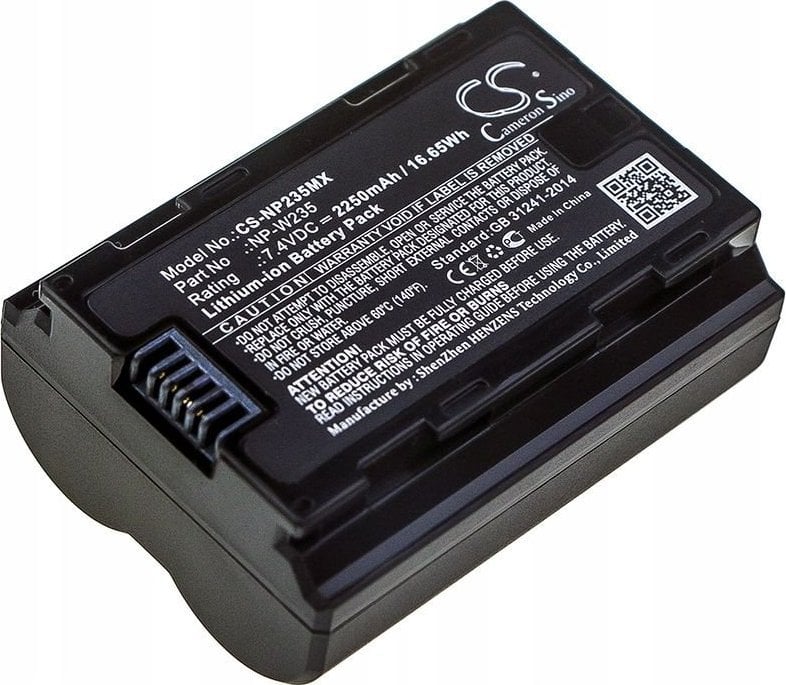 Baterie Cameron Sino Baterie reîncărcabilă tip Np-w235 / Npw235 pentru Fuji Fujifilm