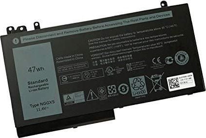 Baterie Dell model NGGX5, 3 celule, 47Wh, 11.4V, 4090mAh, pentru Latitude E5270, E5470, E5570