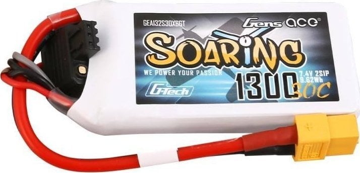 Baterie Gens Ace Gens Ace G-Tech Soaring 1300mAh 7.4V 30C 2S1P XT60