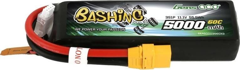 Baterie Gens Ace LiPo Bashing 5000mAh 11.1V 3S1P 60C XT90 (GEA50003S60X9)