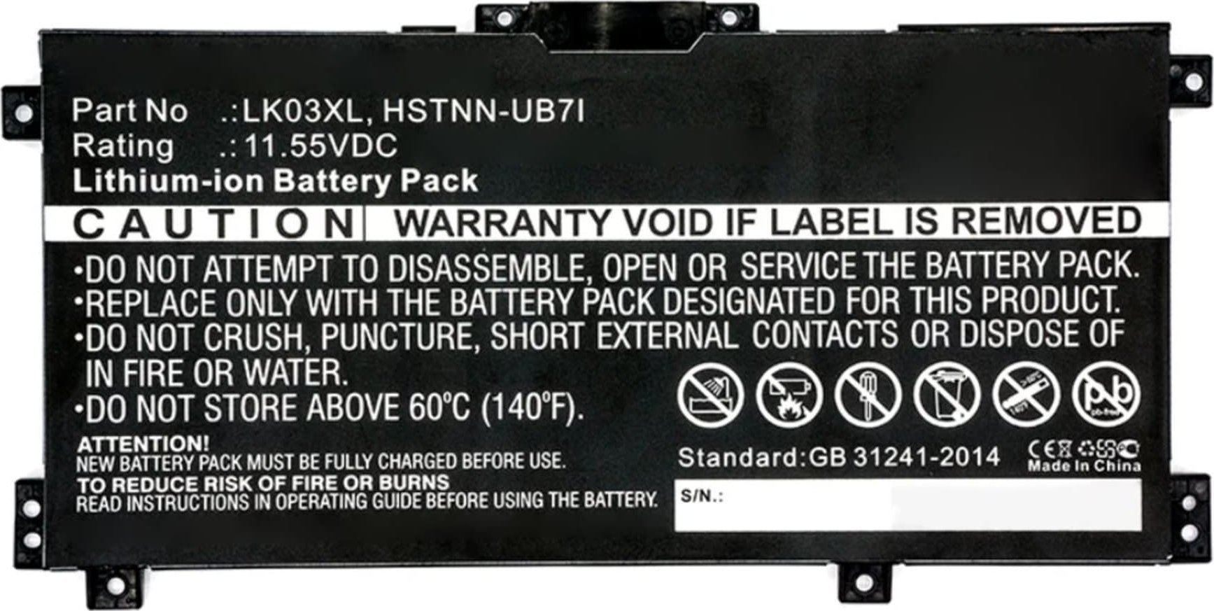 Baterie HP 3C 52Wh 4.55Ah Li Sr