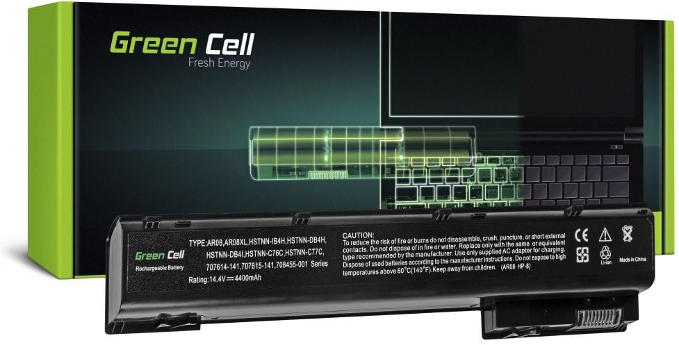 ﻿Baterie laptop AR08 AR08XL pentru HP ZBook 15 G1 15 G2 17 G1 17 G2 acumulator marca Green Cell