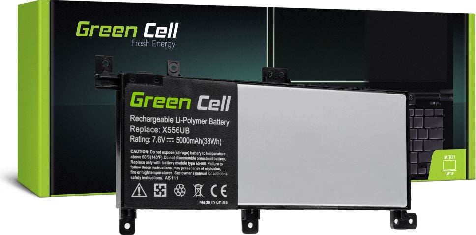 Baterii laptop - Baterie laptop C21N1509 pentru Asus X556U X556UA X556UB X556UF X556UJ X556UQ X556UR X556UV acumulator marca Green Cell