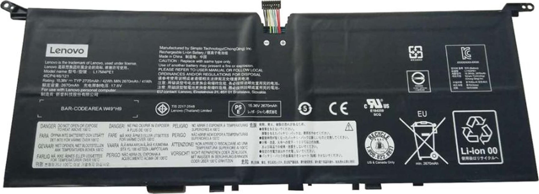 Baterie Lenovo 730S SP/A L17M4PE1