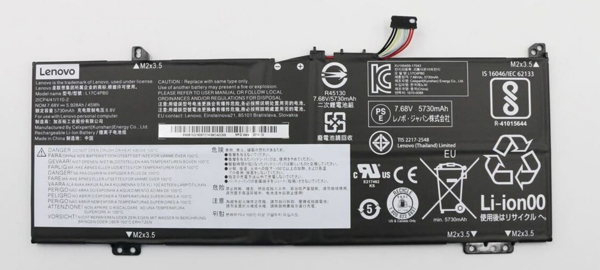 Baterie Lenovo FRU 530S CP/C L17C4PB0