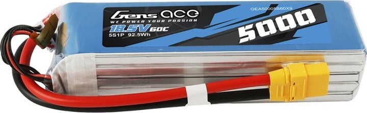 Baterie LiPo Gens Ace Gens Ace Bashing 5000mAh 18.5V 60C 5S1P - XT90