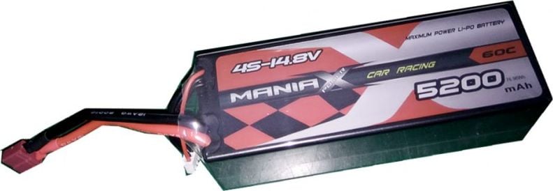 Baterie LiPo, ManiaX, 5200mAh, 14.8V, 60C, Mufa T-Dean, Multicolor