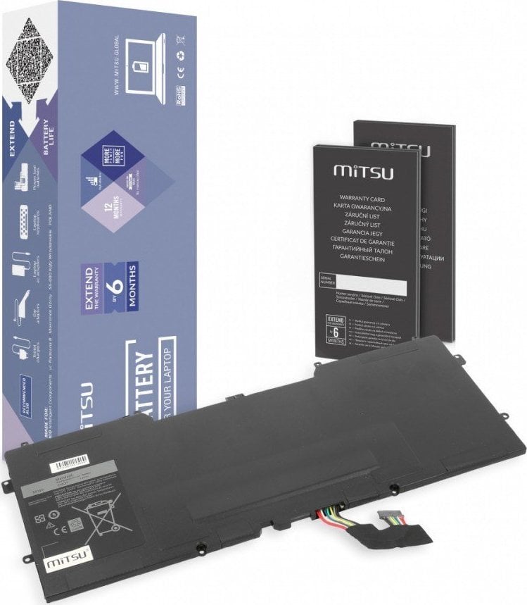 Baterie Mitsu pentru Dell XPS 13 (9333) 7400 mAh (55 Wh) 7,4 - 7,6 volți