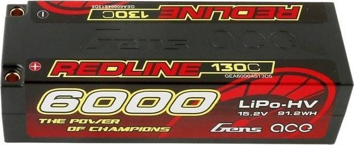 Baterie, Model Redline, GENS ACE TATTU,6000mAh, 15.2V, 130C, Multicolor