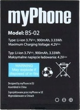 baterie myPhone baterie myPhone 1075 / HALO 2 900 mAh BS-02