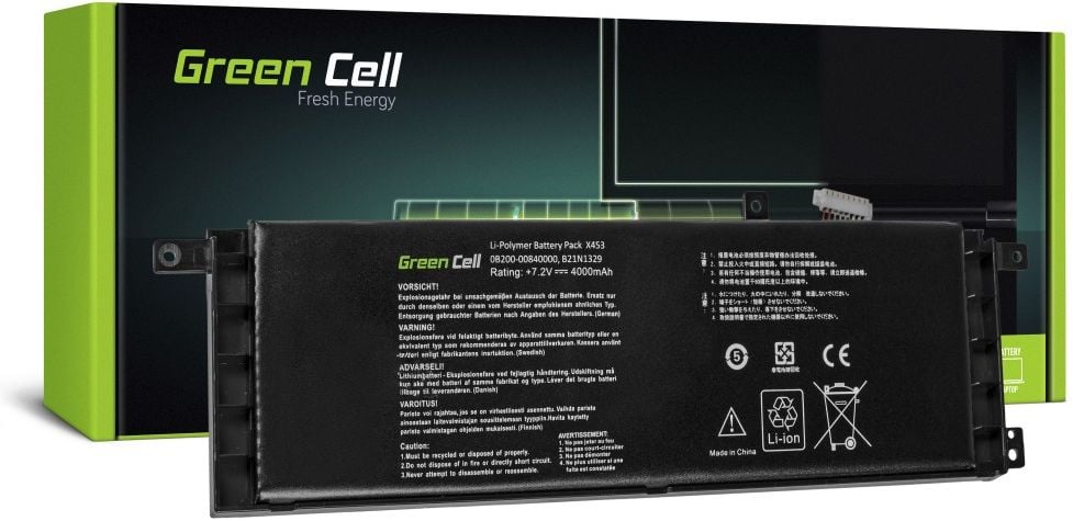 Baterie pentru Asus X503MA-XX313D X553MA-RB01 X553MA-SX284B (4000mAh 7.2V) Laptop acumulator marca Green Cell®
