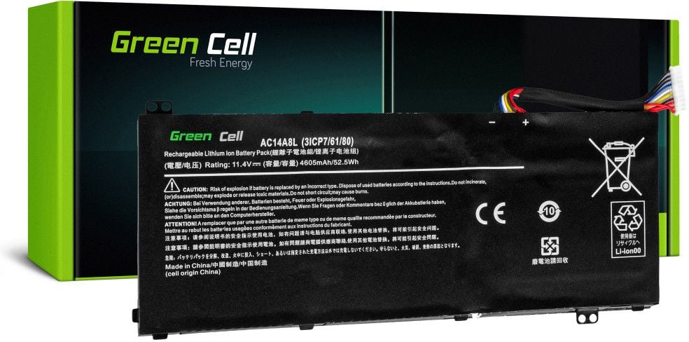Baterie pentru Laptop Acer Aspire Nitro , Green Cell , AC14A8L , V15 VN7 571G VN7 572G VN7