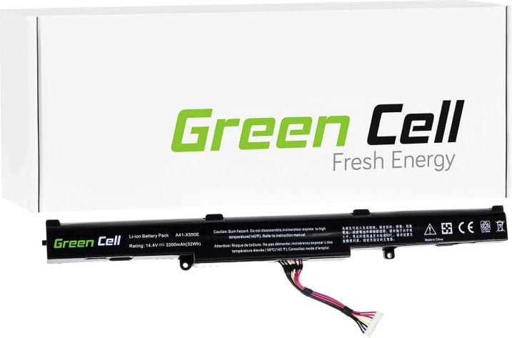 Baterie pentru laptop Asus F550D F550DP F750L R510D R510DP X55 , Green Cell , A41/X550E 2200mAh , negru