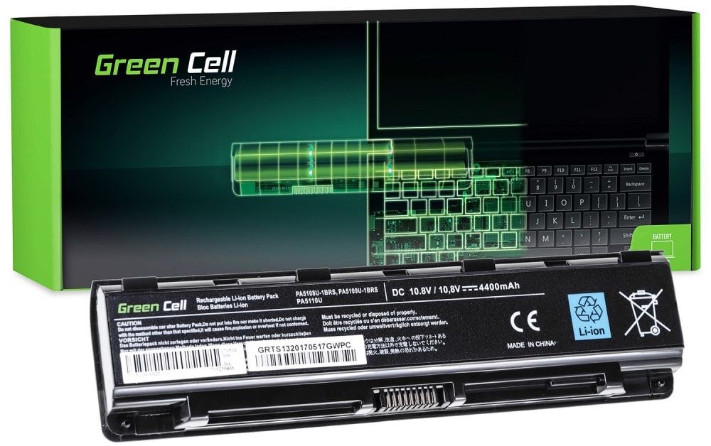 Baterie pentru Toshiba Satellite C70D-B-326 C70D-B-328 (4400mAh 10.8V) Laptop acumulator marca Green Cell®
