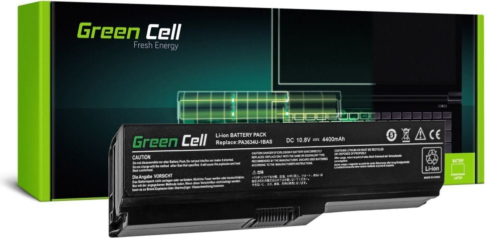 Baterie pentru Toshiba Satellite M645-S4116 M645-S4116X (4400mAh 10.8V) Laptop acumulator marca Green Cell®