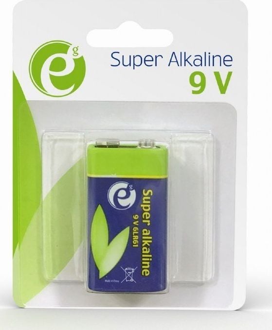 Baterie Super Alcalina 9 V 6LR61, Energenie, 500 mAh, blister, o bucata