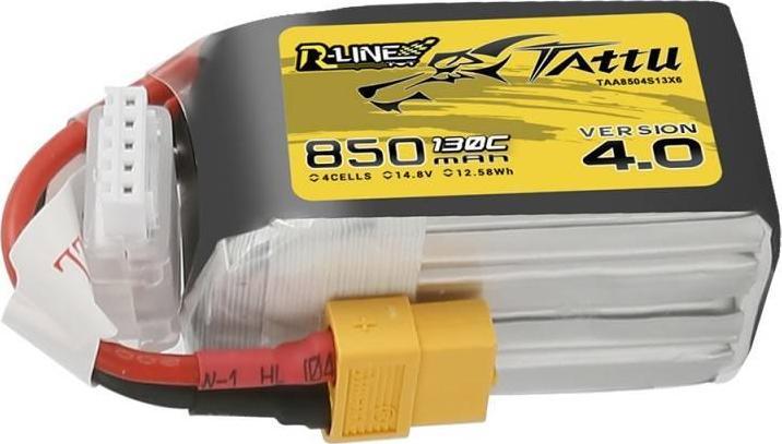 Baterie Tattu Tattu R-Line 850mAh 14.8V 130C 4S1P XT60