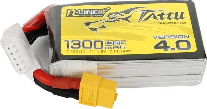 Baterie Tattu Tattu R-Line Versiunea 4.0 1300mAh 14.8V 130C 4S1P XT60