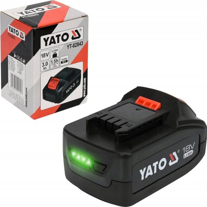 Baterie Yato 18V Li-Ion 3.0Ah (YT-82843)