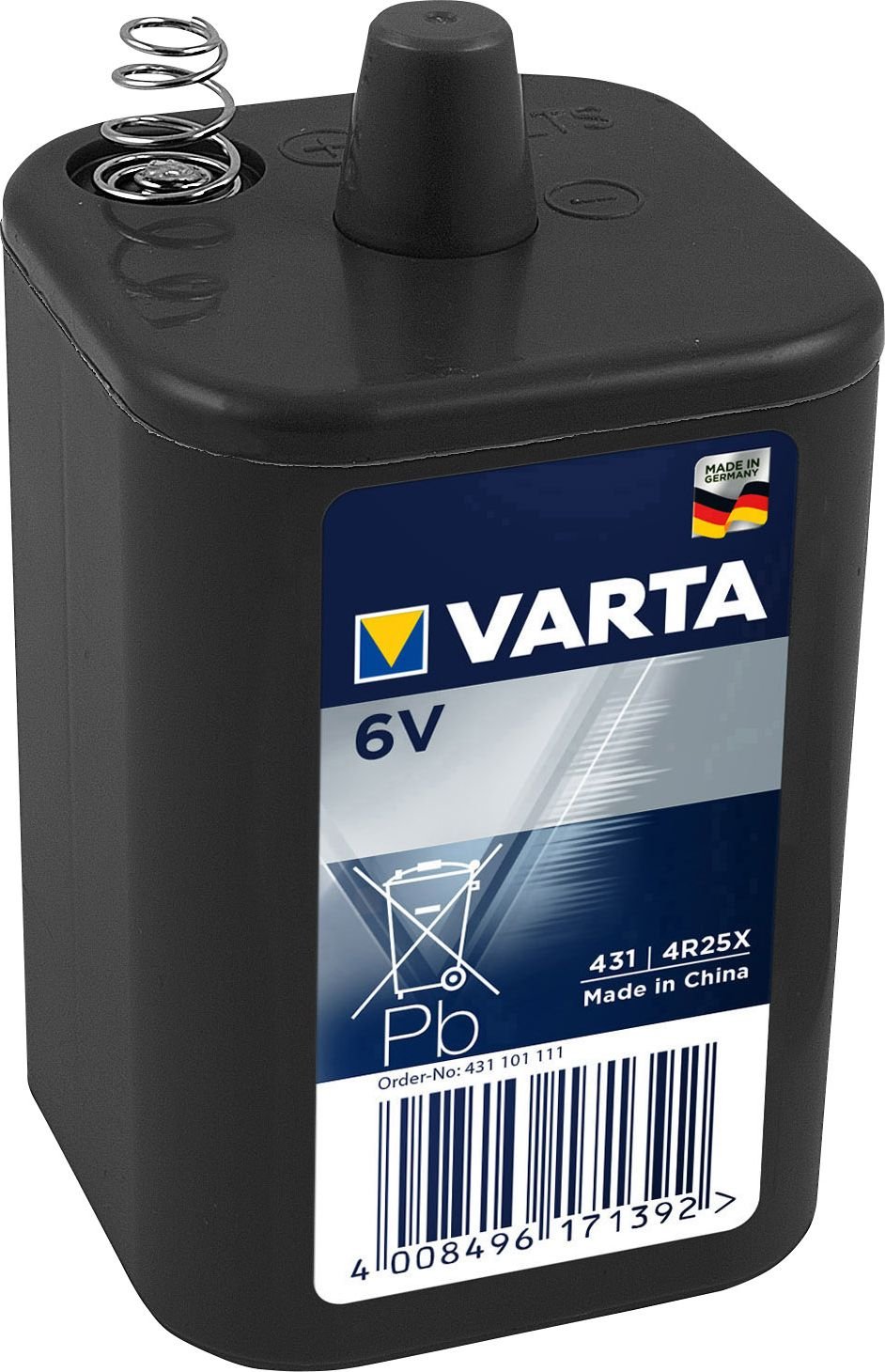 Baterie zinc carbon VARTA V431 4R25X 6V 8500mAh cu arc