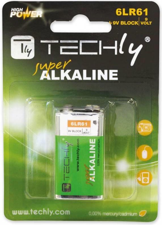 Baterii alcaline Techly Lr61 9v 1p, (ibt-lr61t9v)