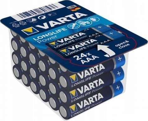 Baterii Alcaline VARTA High Energy AAA, 24 buc