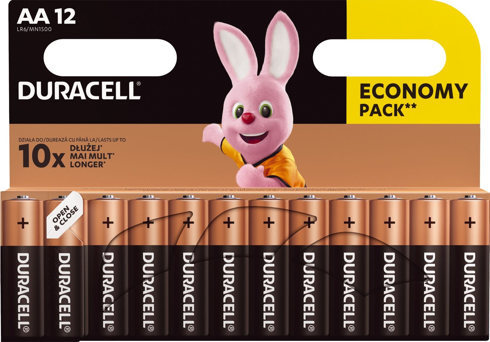 Baterii Duracell R6 Basic , AAK12 alcaline 12buc