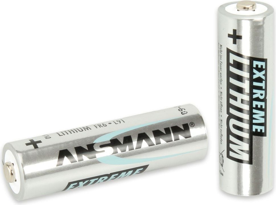 Baterii litiu Ansmann AA, R6, blister 2 bucati