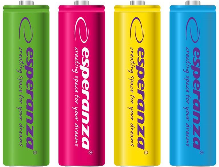 Baterii reincarcabile Ni-MH AA 2000MAH x4, Esperanza EZA108