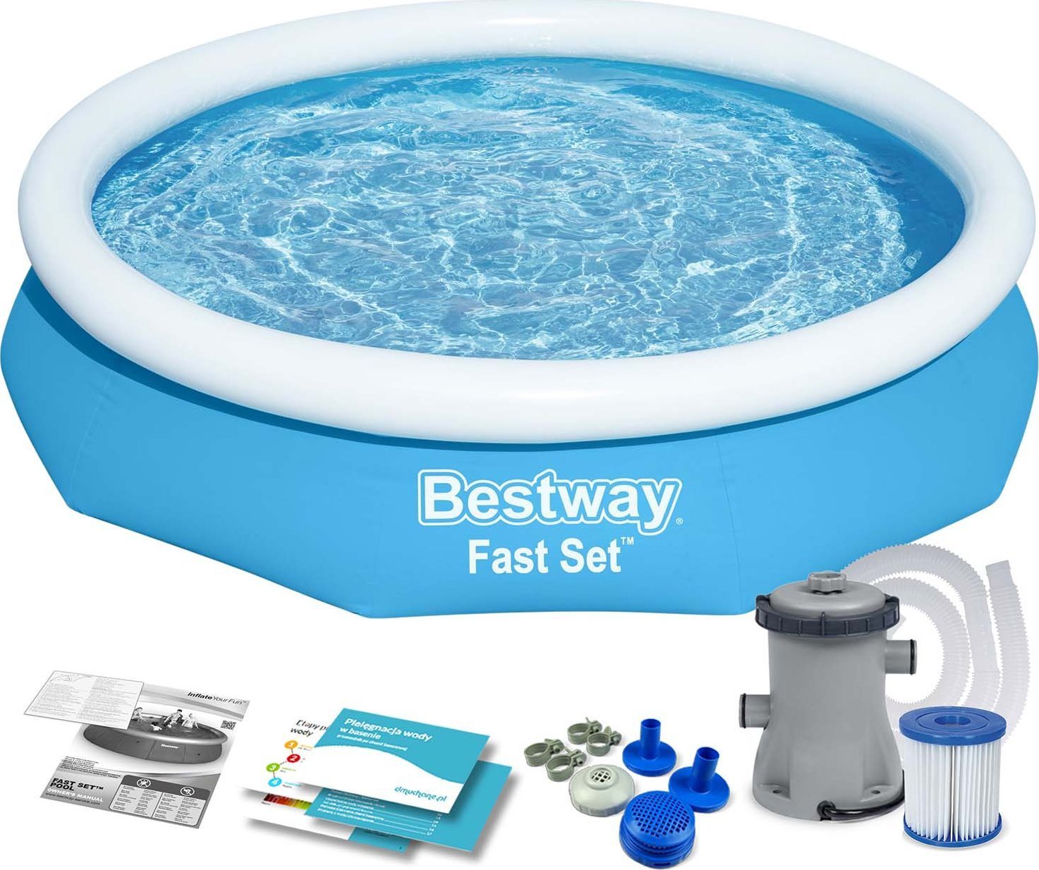 Bază Bestway Bestway Fast Set 305x66 cm, cu filtru