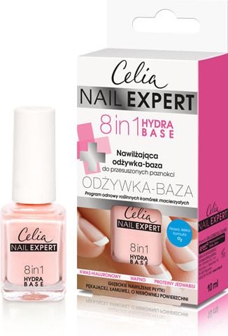 Baza lac de unghii 8 in 1 Nail Expert, Celia, 10 ml, Pastel