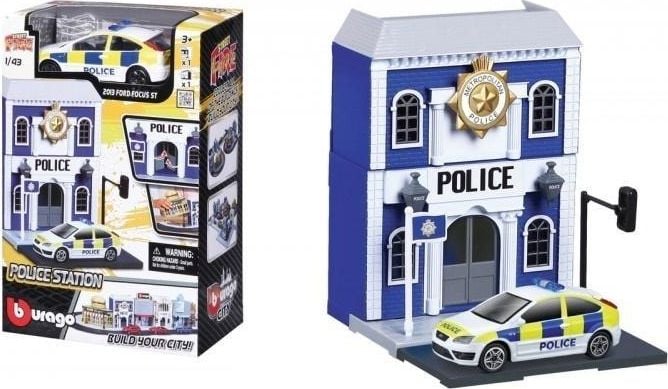 Set de joaca Bburago Police Station City 8 x 14 x 21 cm
