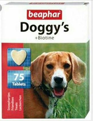 Beaphar BEAP DOGGY'S BIOTIN TABL. BUNA ZIUA. PENTRU UN CINE 75 BUC