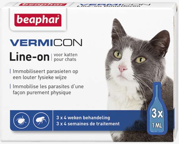 Beaphar Vermicon - Preparat pentru ectoparaziți pentru pisici
