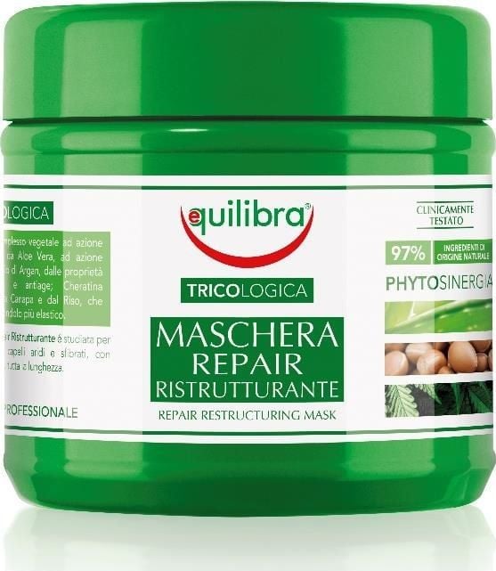 Masca de par Equilibra Tricologica Maschera Repair, Beauty Formulas, 250 ml