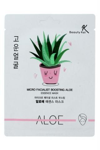 Masca de fata cu aloe Beauty Kei, Micfro Facialist Boosting Essence Mask, Aloe, 1 buc