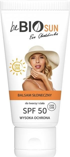 Balsam solar BE BIO_Ewa Chodakowska Sun, SPF50,pentru fata si corp,75ml,calmant, hidratant, protector, regenerant, flexibil