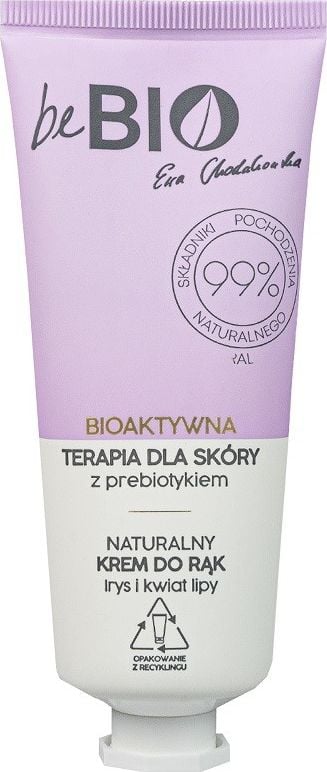 Cremă de mâini bebio Ewa Chodakowska, naturală pentru terapie bioactivă a pielii, Iris și Lime Flower ,50ml