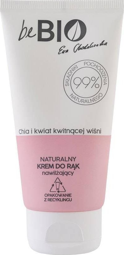 Cremă naturală de mâini bebio Ewa Chodakowska ,Chia și floare de cireș japonez, 75ml,Hidratant