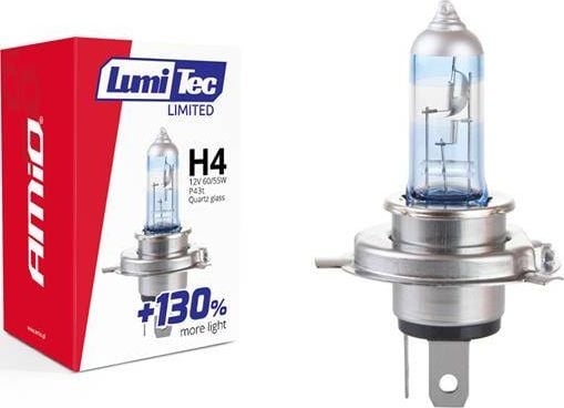 Bec halogen H4 12V 60 / 55W LumiTec Limited 130%
