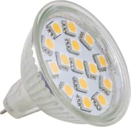 Bec LED BestService 4,5W GU5.3 12V SMD24 24LED RECE 5050 (LL065)