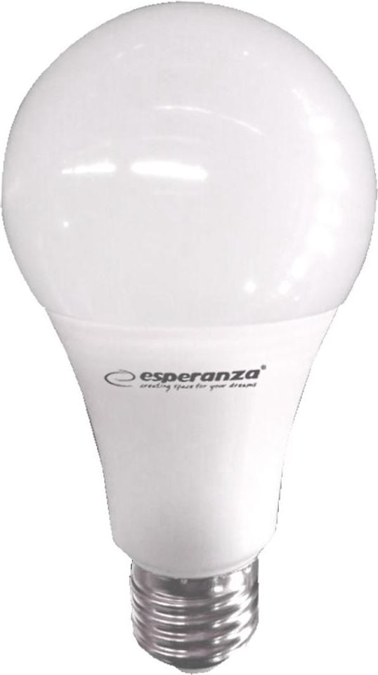 Bec LED, Esperanza, E27, A60, 5W, Lumina alba calda