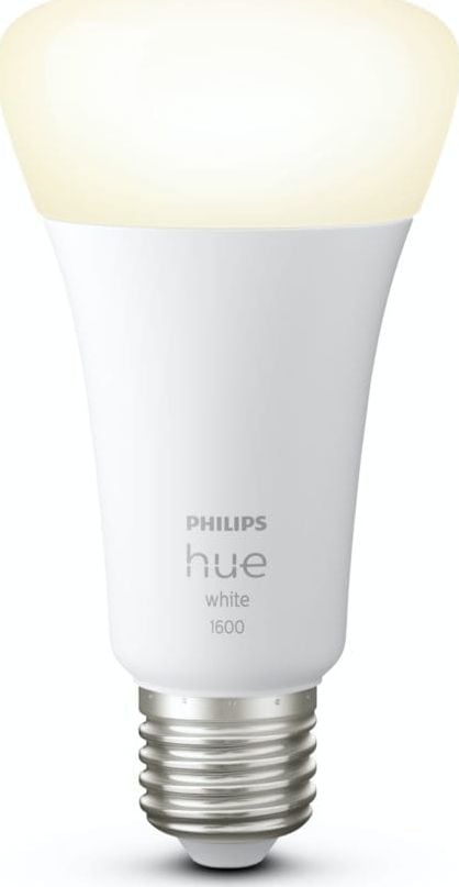 Bec LED inteligent Philips Hue, Bluetooth, E27, 15.5W (100W), 1600 lm, lumina calda (2700K)